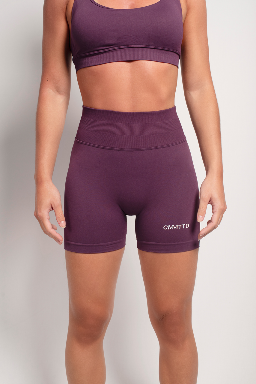 Seamless Sculpt Short - Plum