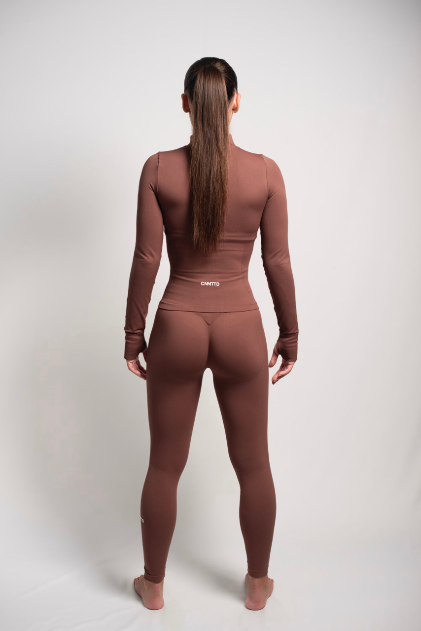 Seamless Sculpt Legging - Chestnut