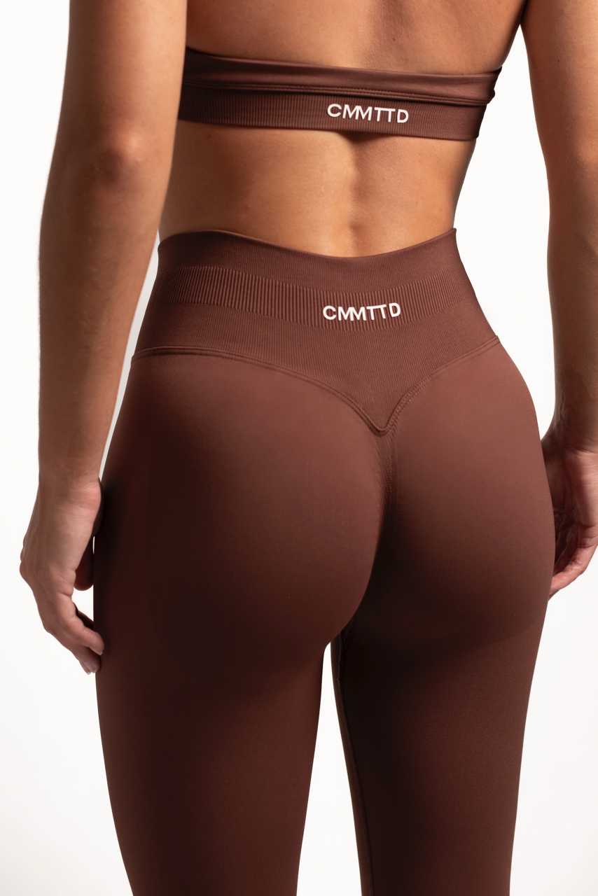 Seamless Sculpt Legging - Chestnut