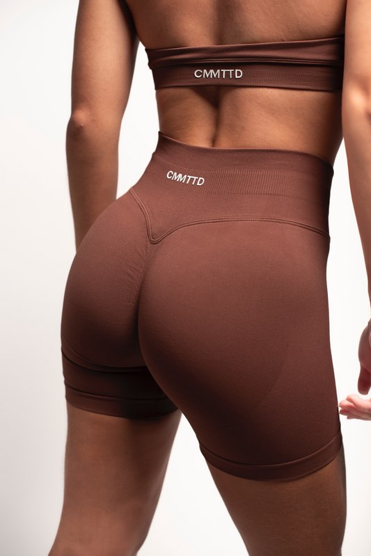 Seamless Sculpt Short - Chestnut