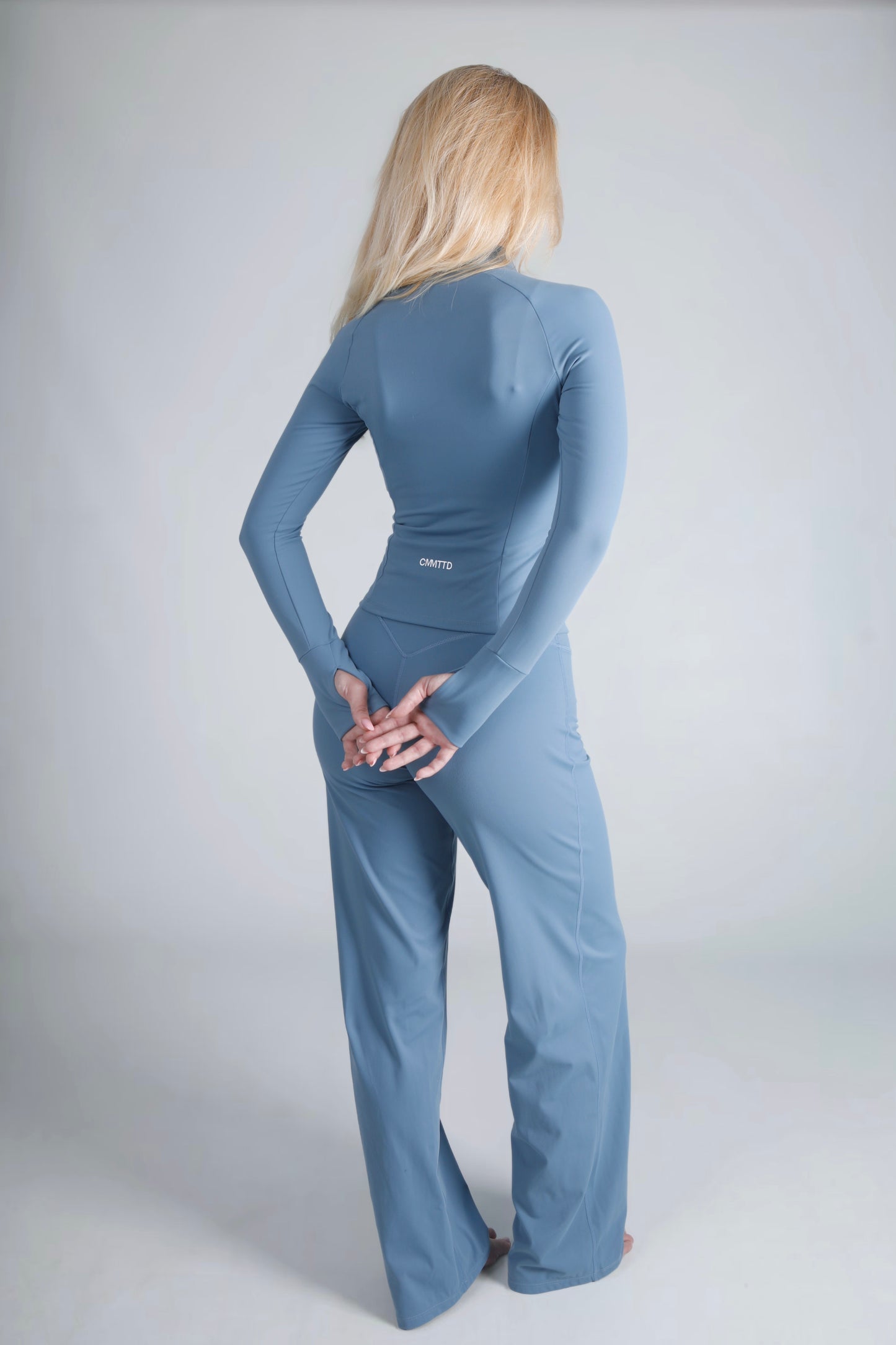 Soft Form Zip Up Jacket - Ocean