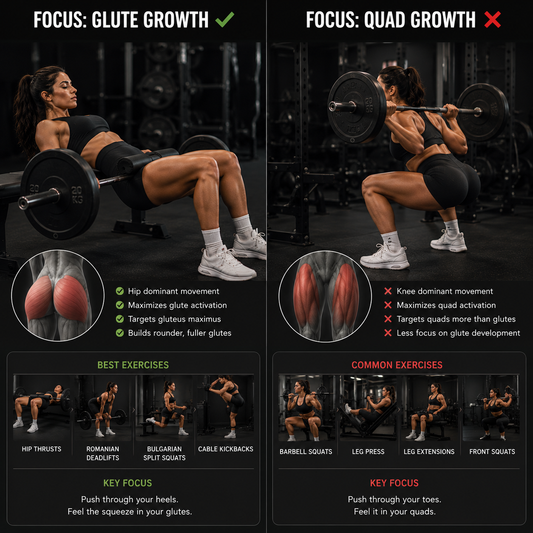 How to grow glutes without growing your quads