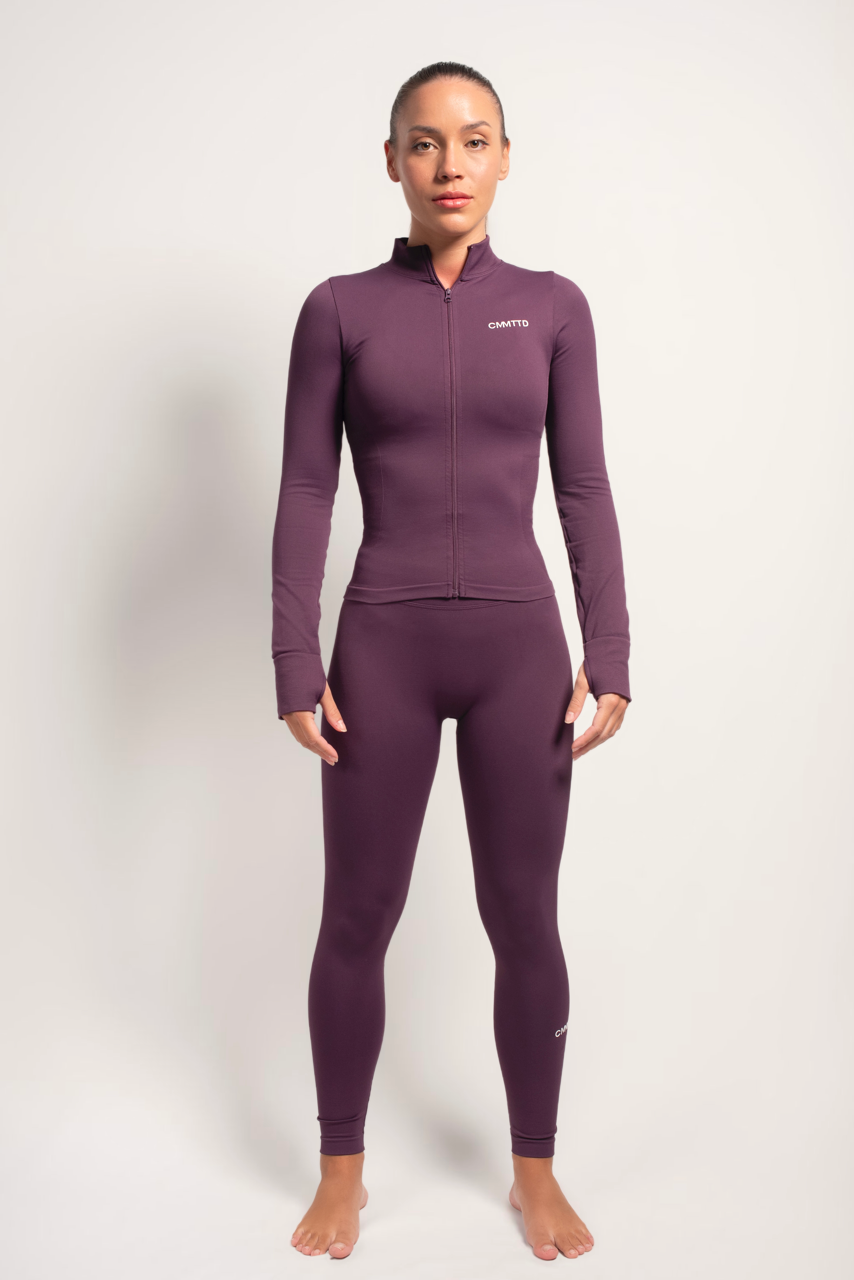 Seamless Sculpt Legging - Plum