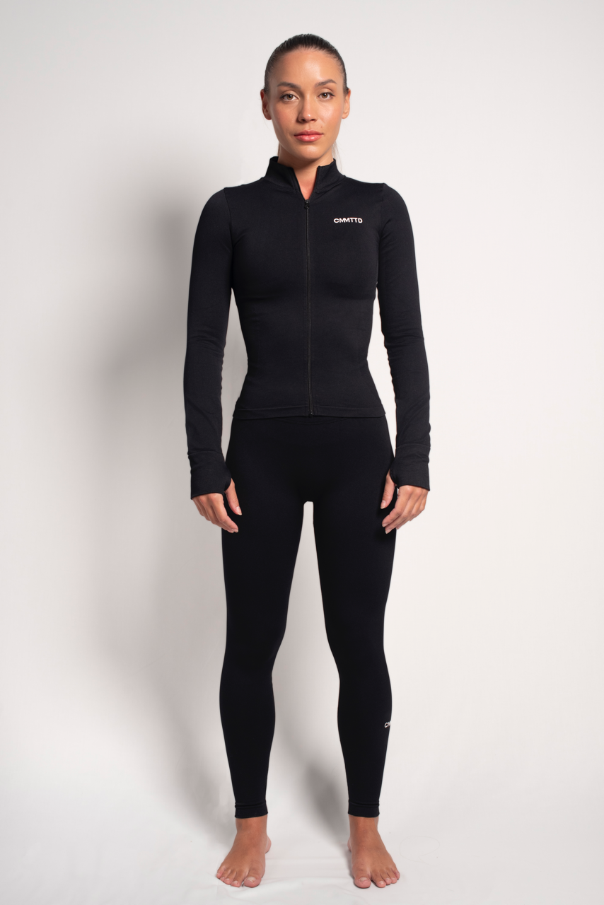 Seamless Sculpt Jacket - Ink