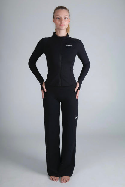 Soft Form Zip Up Jacket - Ink