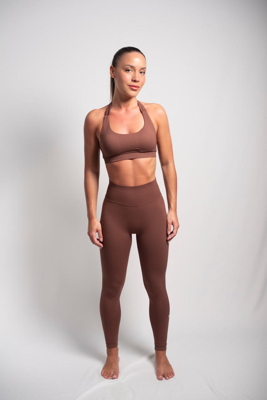 Seamless Sculpt Bra - Chestnut