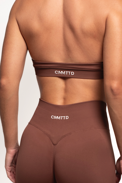 Seamless Sculpt Bra - Chestnut