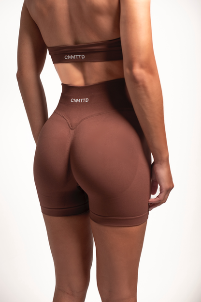 Seamless Sculpt Short - Chestnut