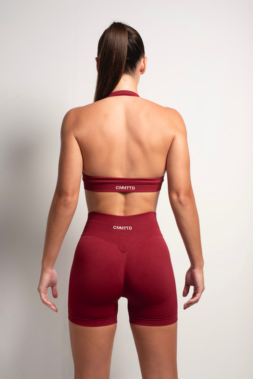 Seamless Sculpt Short - Burgundy