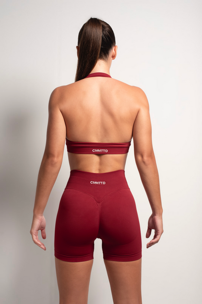 Seamless Sculpt Short - Burgundy