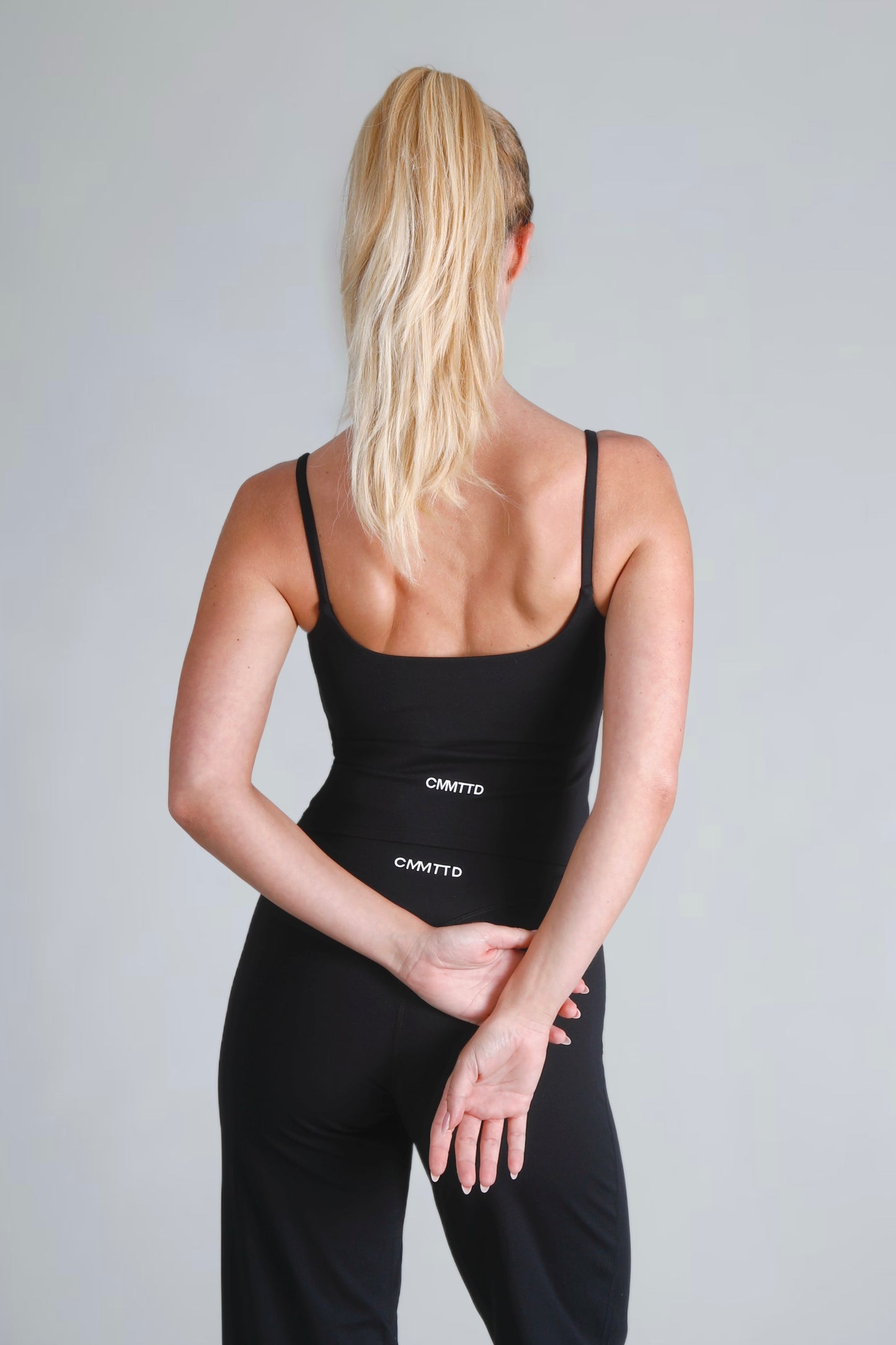 Soft Form Strappy Mid Tank - Ink