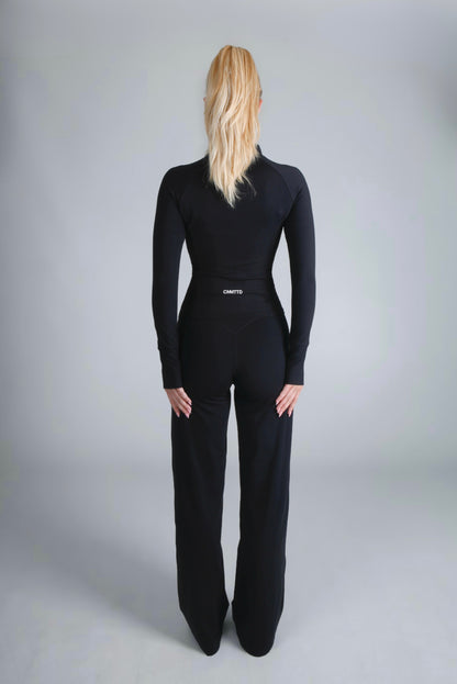 Soft Form Zip Up Jacket - Ink