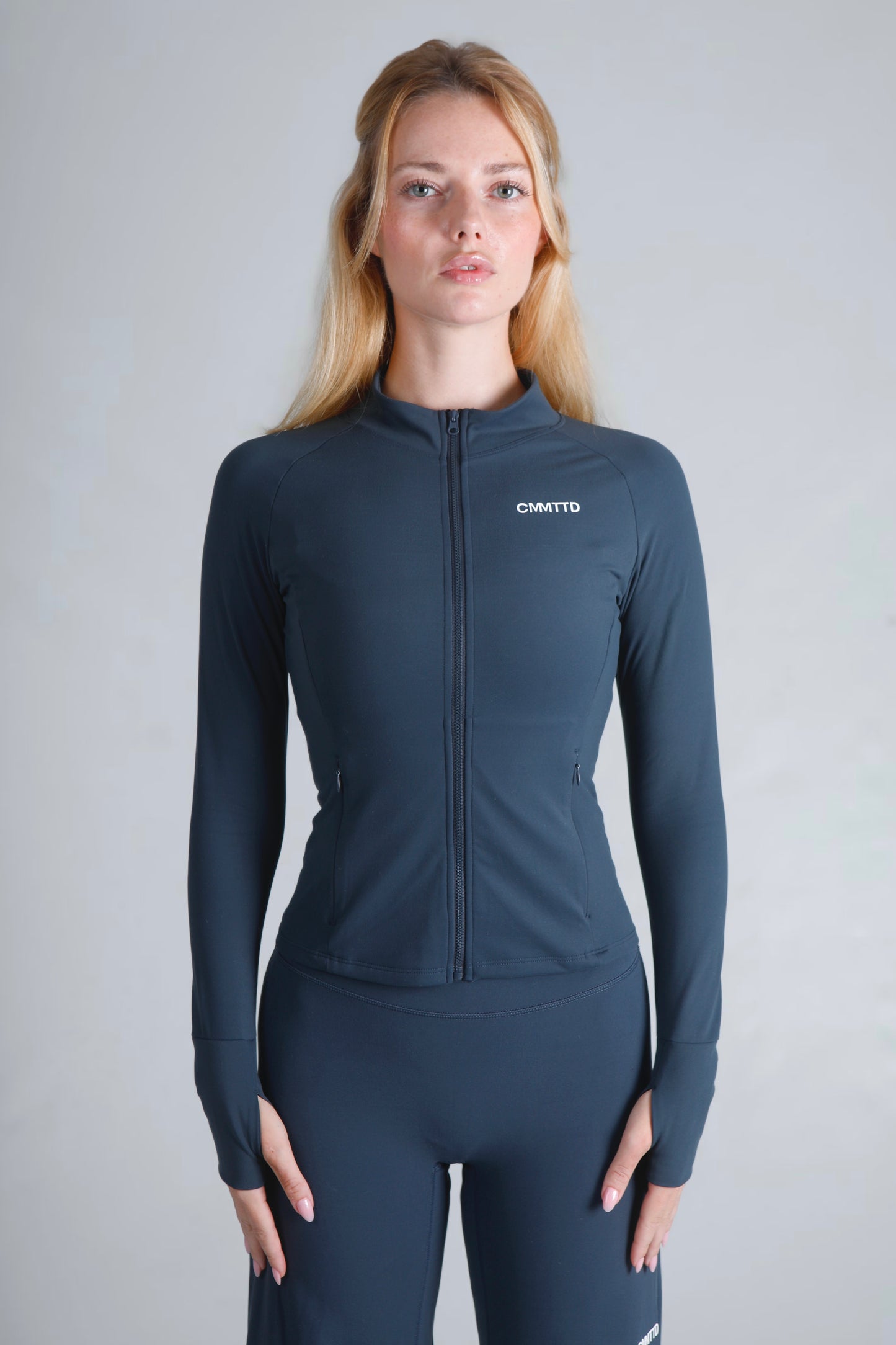 Soft Form Zip Up Jacket - Midnight