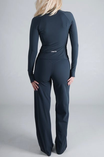 Soft Form Zip Up Jacket - Midnight