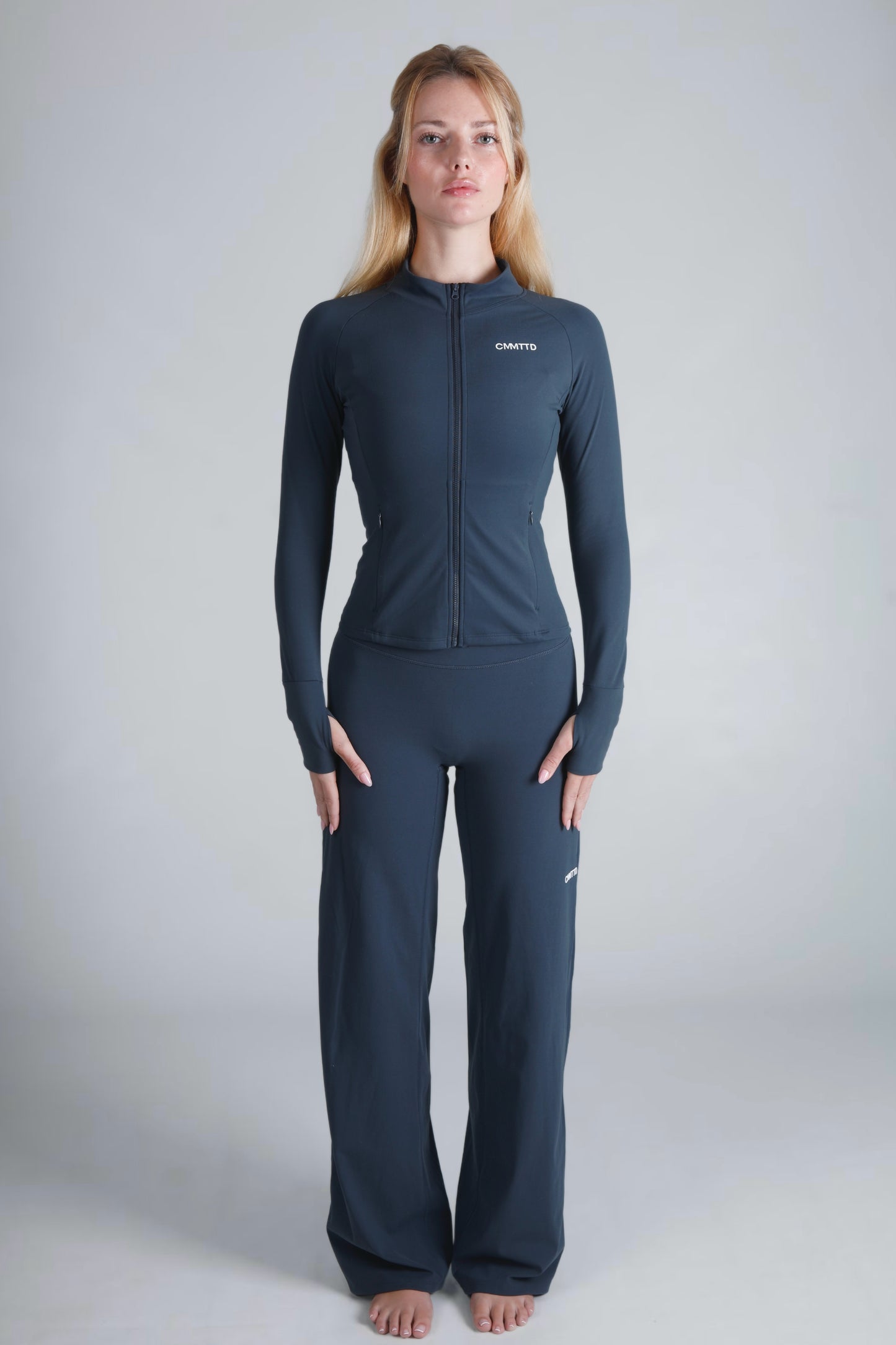 Soft Form Zip Up Jacket - Midnight