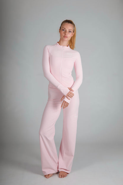 Soft Form Zip Up Jacket - Rosewater